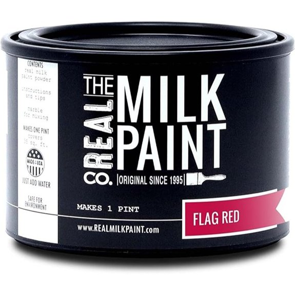 real milk red paint