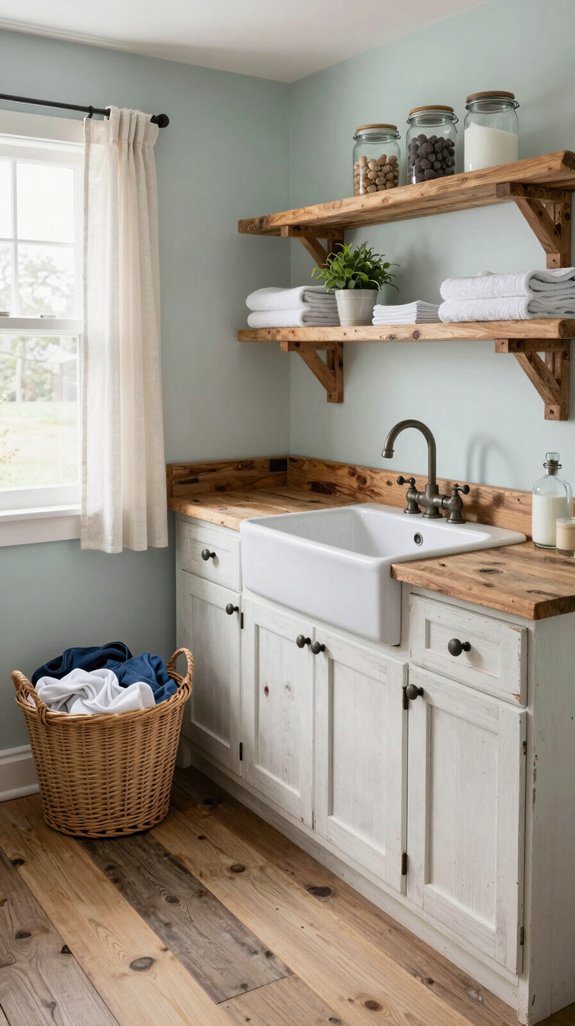 reclaimed wood cottage charm