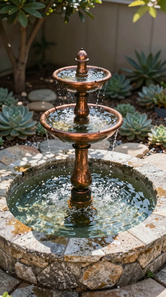 27 Backyard Ideas on a Budget That Look Surprisingly Expensive 16 recycled bucket fountain