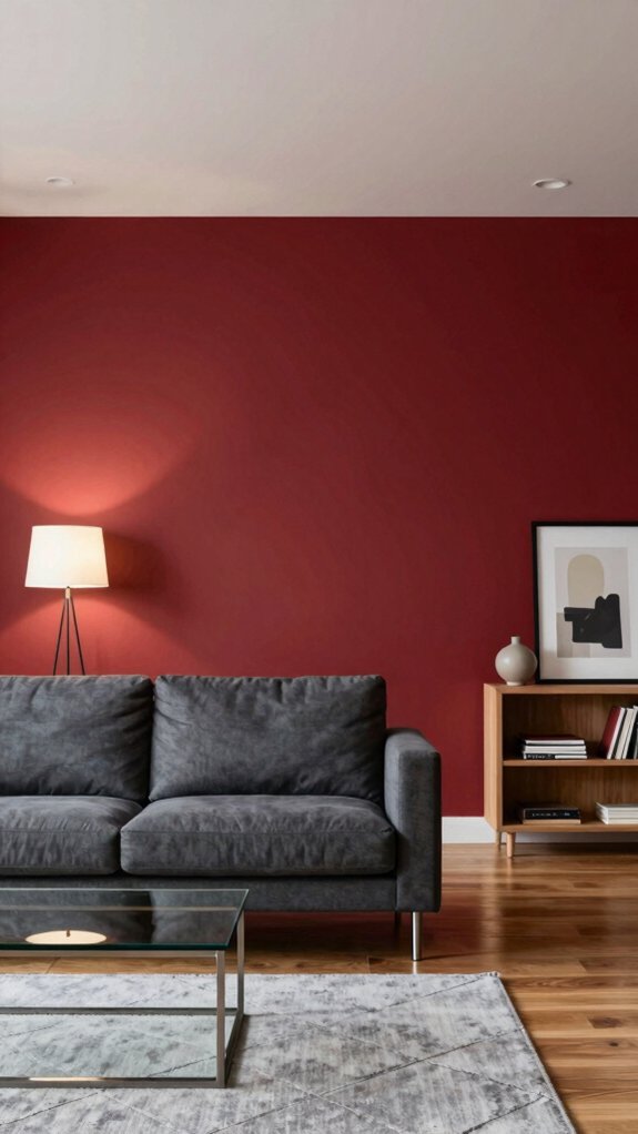 red wall paints elevate style