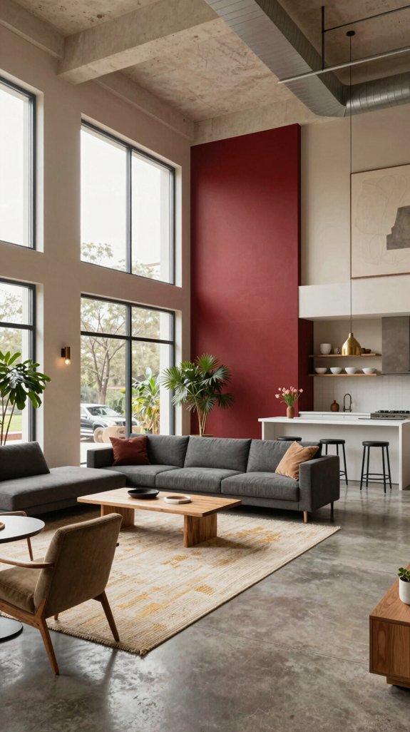 Wall Colors That Pair Well With Red Walls 19 red walls balanced light