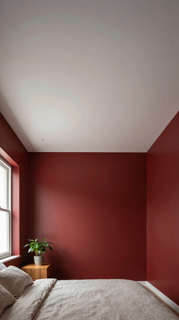 Wall Colors That Pair Well With Red Walls 15 reflective ceiling softens red