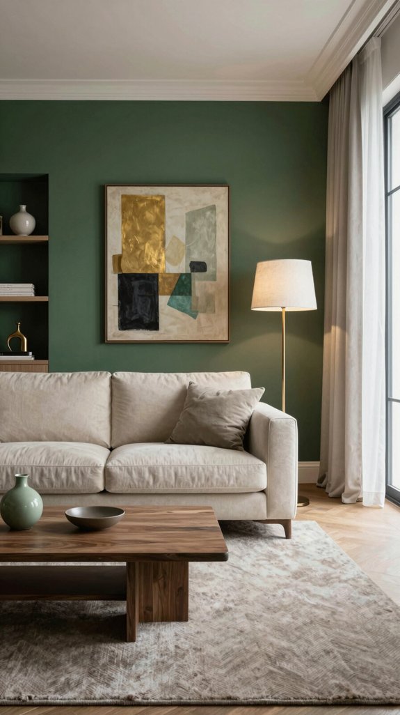 refresh hunter green with accents