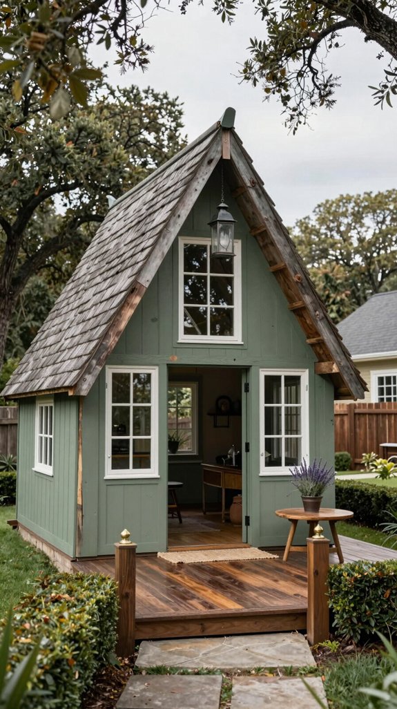 21 Backyard Pavilion Ideas for Stylish Outdoor Living 18 retro styled a frame pavilion
