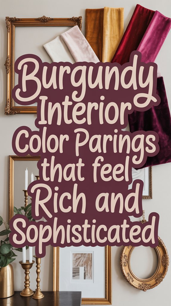 rich burgundy interior pairings