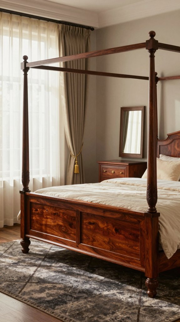 rich muted floor to ceiling curtains