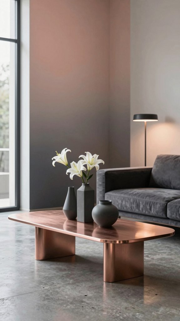 rose gold modern elegance