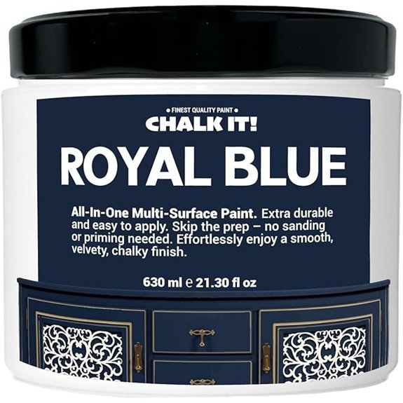 royal blue matte chalk