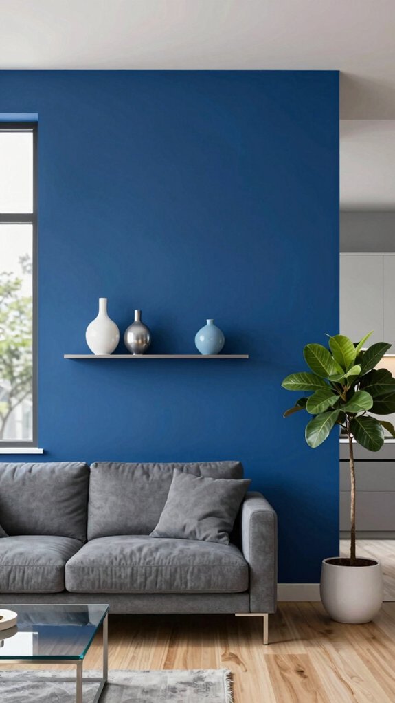 royal blue wall paint transformations