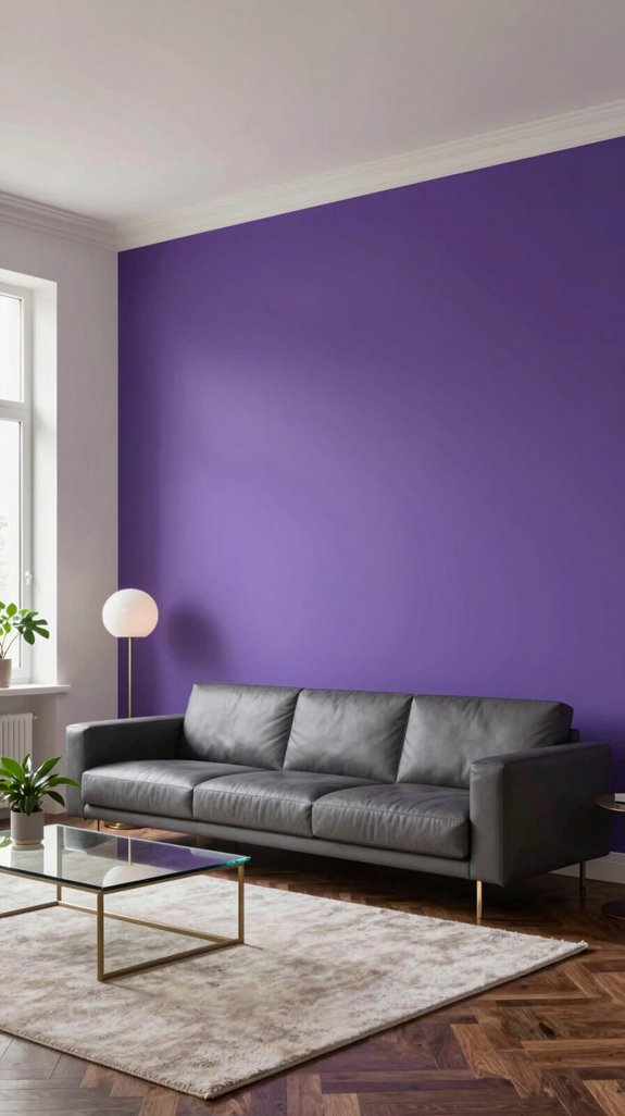 royal purple gradient elegance