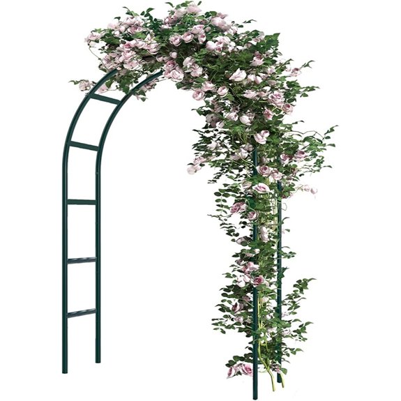 rubfac metal garden arch
