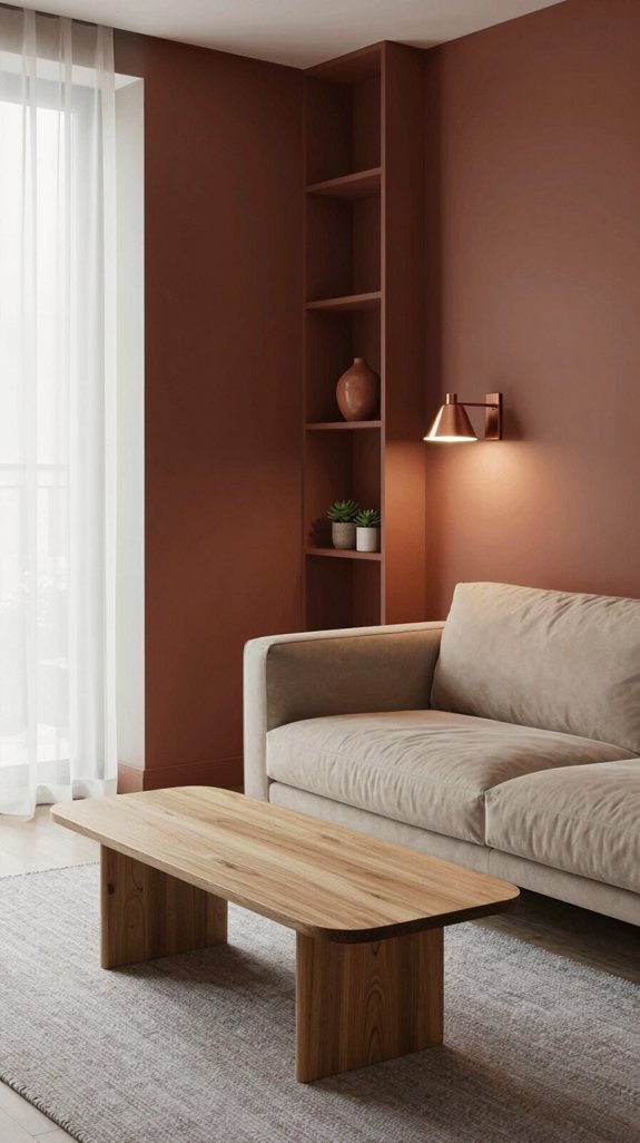 Rust Color Pairings That Add Warmth to Interior Spaces 18 rust accents airy apartment