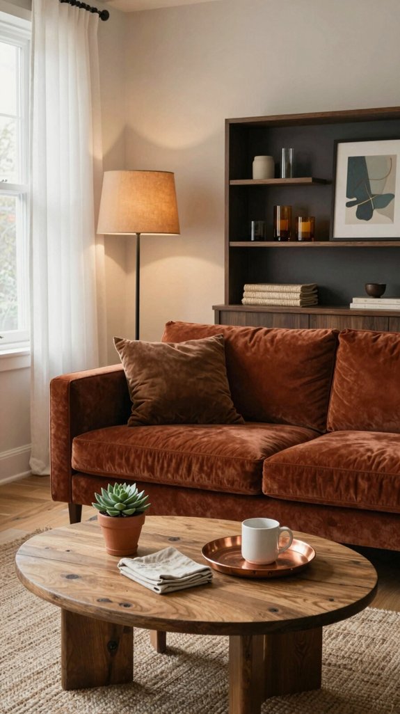 Rust Color Pairings That Add Warmth to Interior Spaces 24 rust friendly budget decor