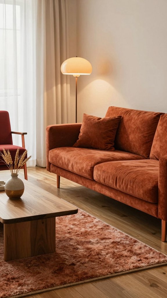 Rust Color Pairings That Add Warmth to Interior Spaces 26 rust hues harmonize warmth