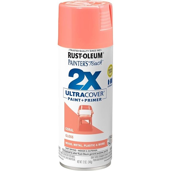 10 Best Coral Interior Wall Paints to Transform Any Room’s Vibe 4 rust oleum 2x ultra cover