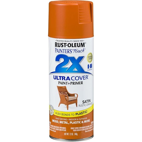 rust oleum 2x ultra cover rustic orange
