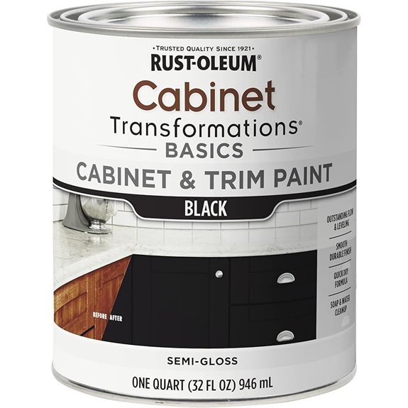 6 Black‑And‑White Interior Wall Paint Sets That Redefine Your Space 2 rust oleum cabinet paint