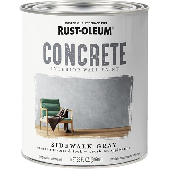 15 Best Grey Interior Wall Paints to Transform Any Room 1 rust oleum concrete interior paint