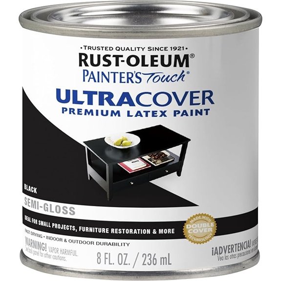 rust oleum paint label