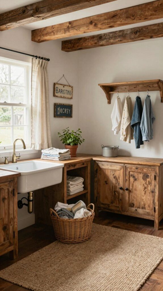 rustic charm laundry designs