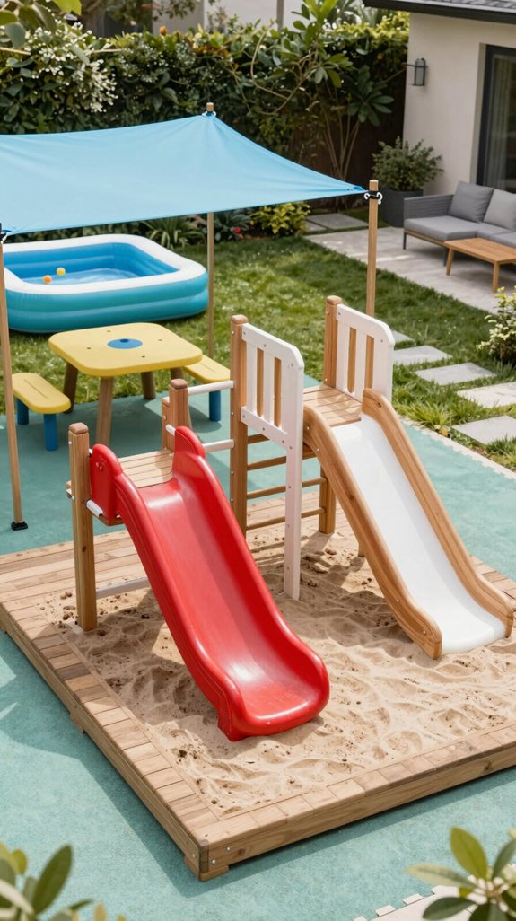 safe imaginative backyard playground