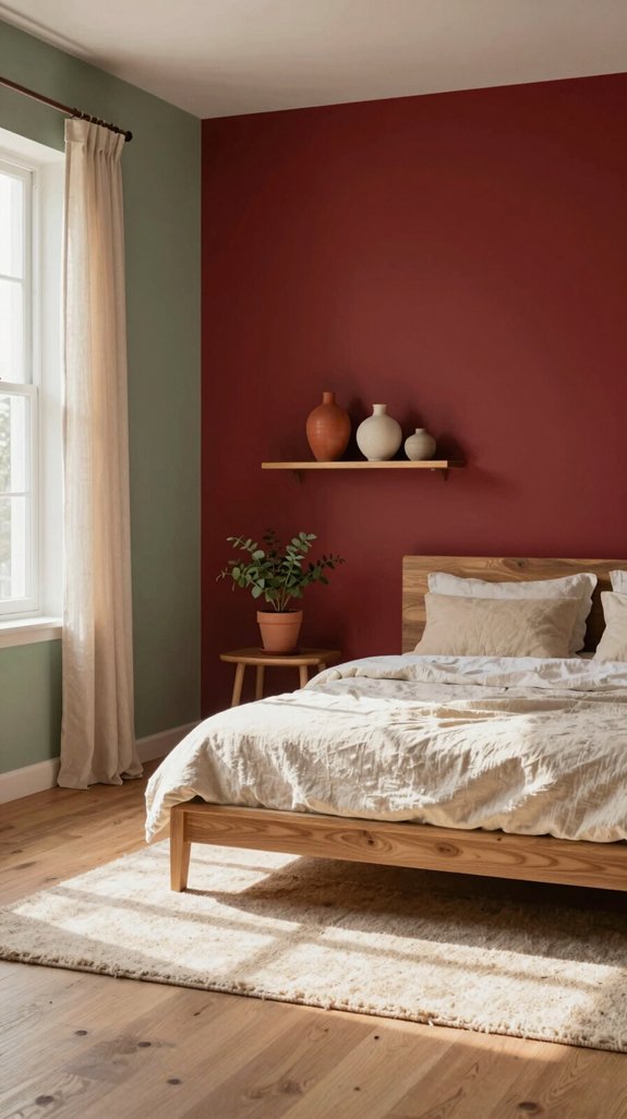 Wall Colors That Pair Well With Red Walls 10 sage green calming red