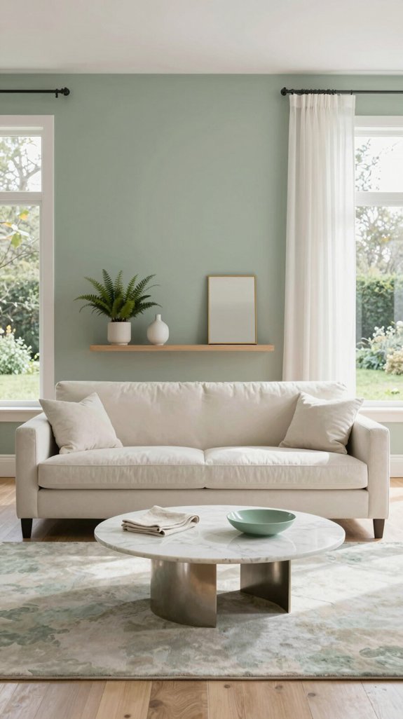 Ivory Color Pairings That Create Soft and Elegant Interiors 5 sage ivory balanced serenity