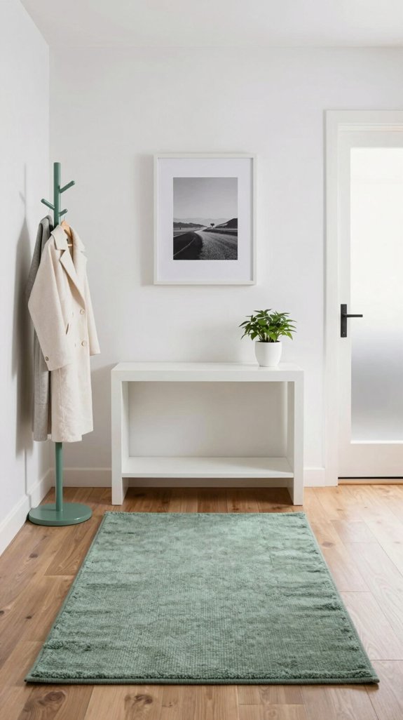 Colors That Pair Beautifully With White in Home Decor 12 sage white entryway elegance