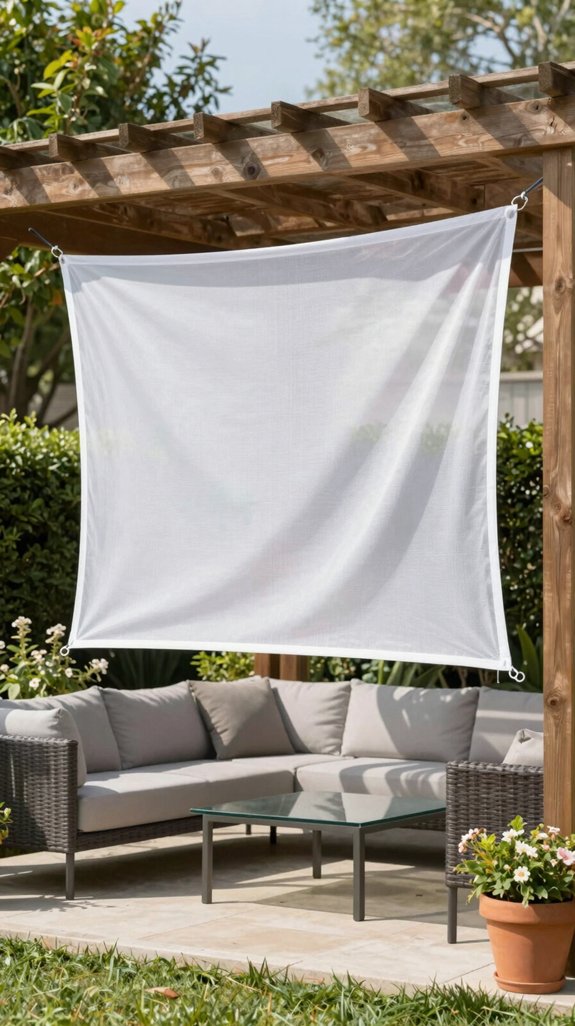 25 Backyard Inspiration Ideas You’ll Want to Copy Immediately 17 sail installation for sun protection