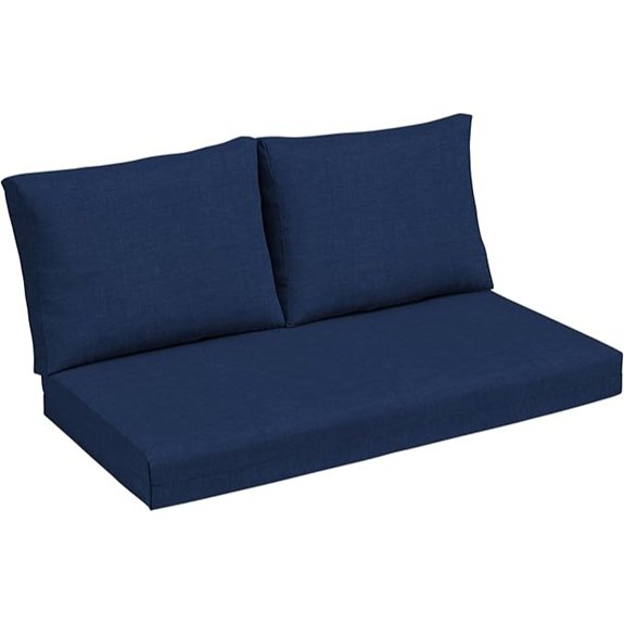sapphire blue outdoor loveseat