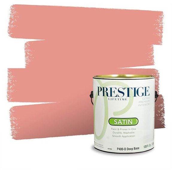 satin salmon rose paintsatin salmon rose paint