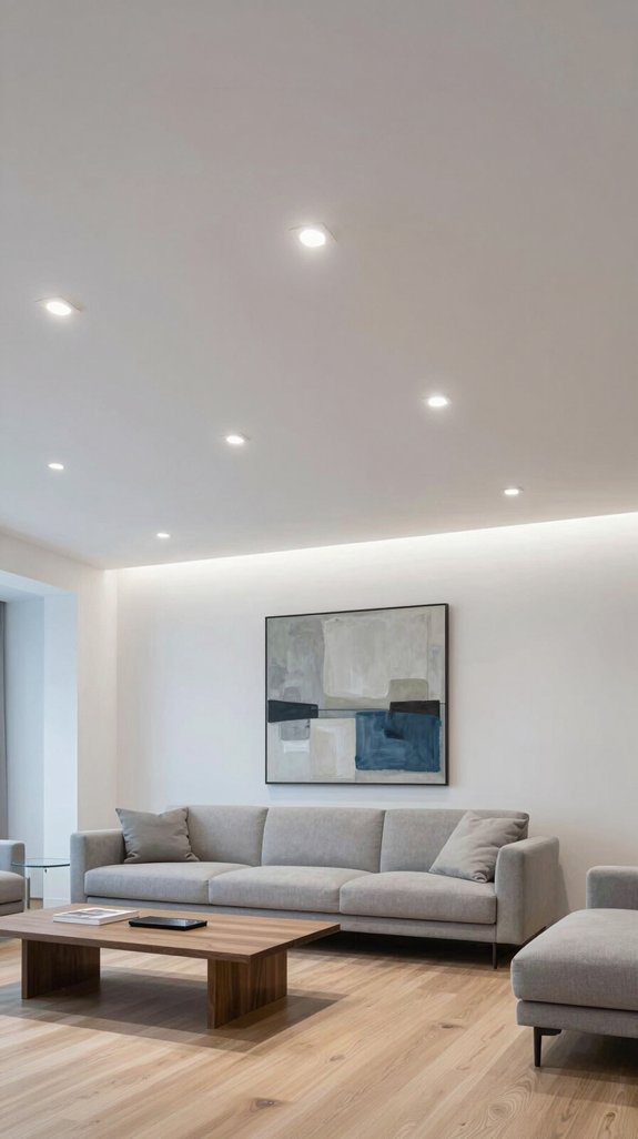 seamless inviting recessed lighting