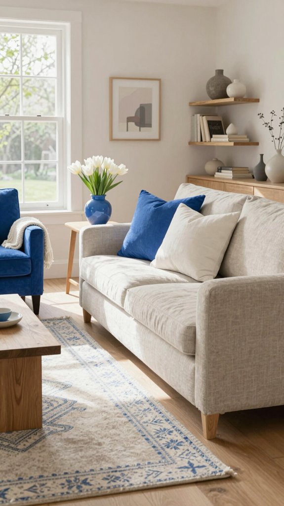 Cornflower Blue Color Pairings for Light and Charming Interiors 19 seasonal cornflower blue accent guide