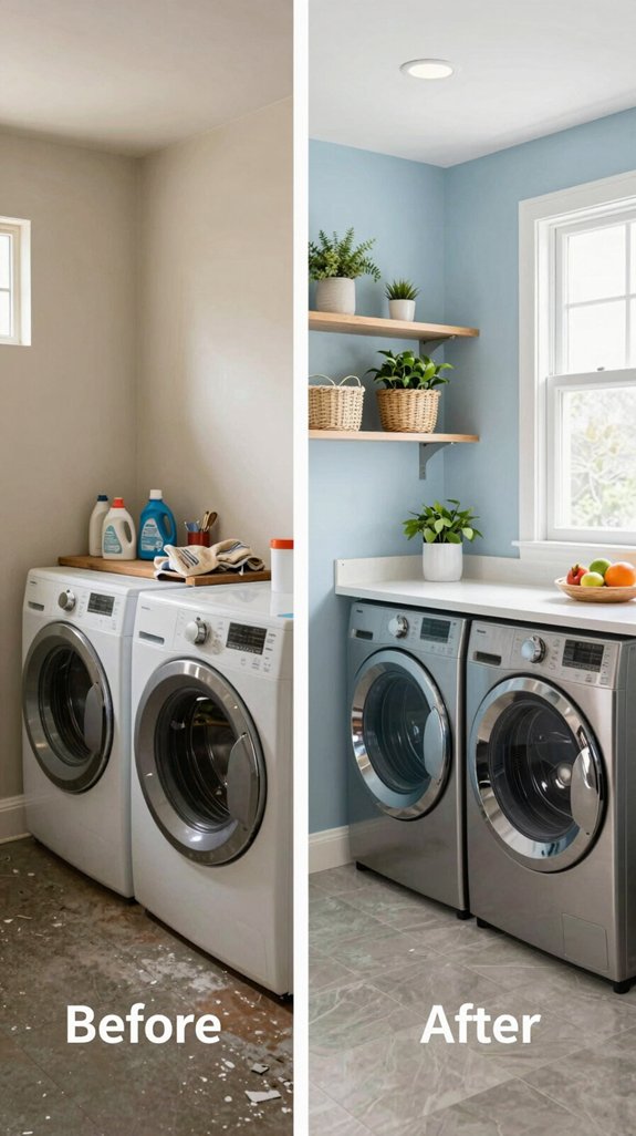 seasonal laundry room refresh