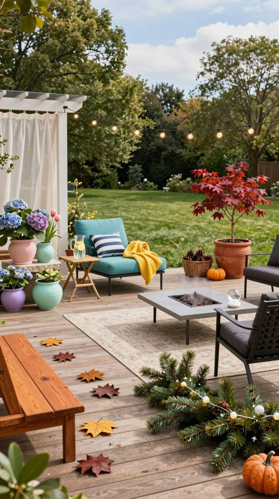 25 Backyard Inspiration Ideas You’ll Want to Copy Immediately 24 seasonal modular fence d cor