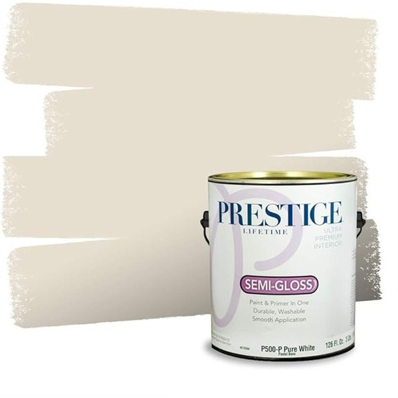 semi gloss cream paint