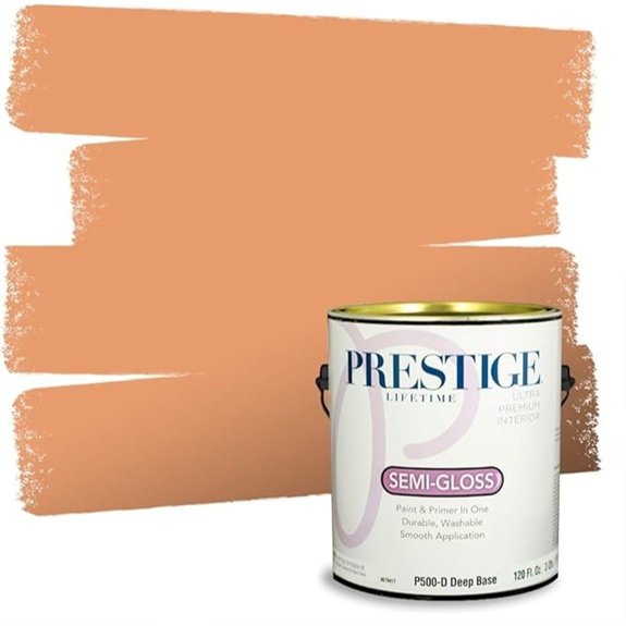semi gloss orange paint