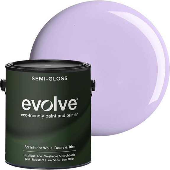 semi gloss violet paint
