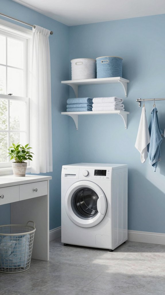 serene azure laundry retreat