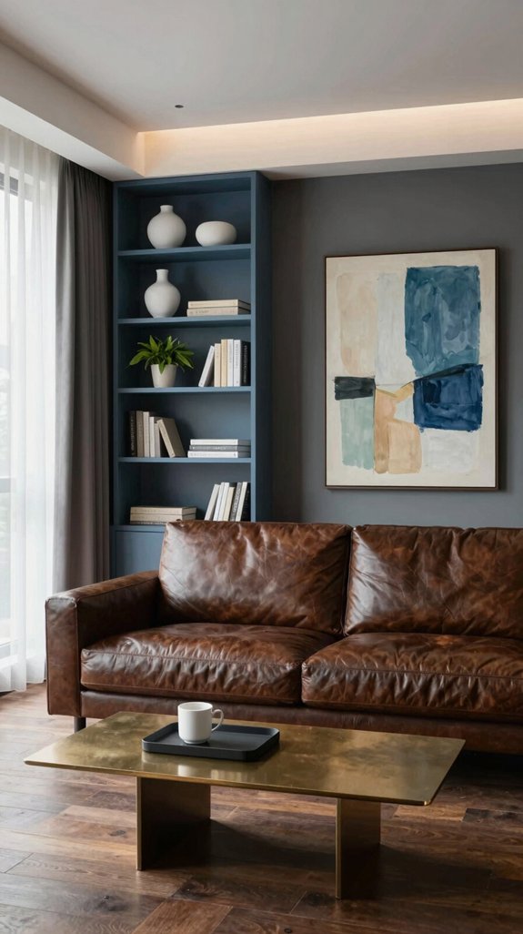 serene dusty blue harmony