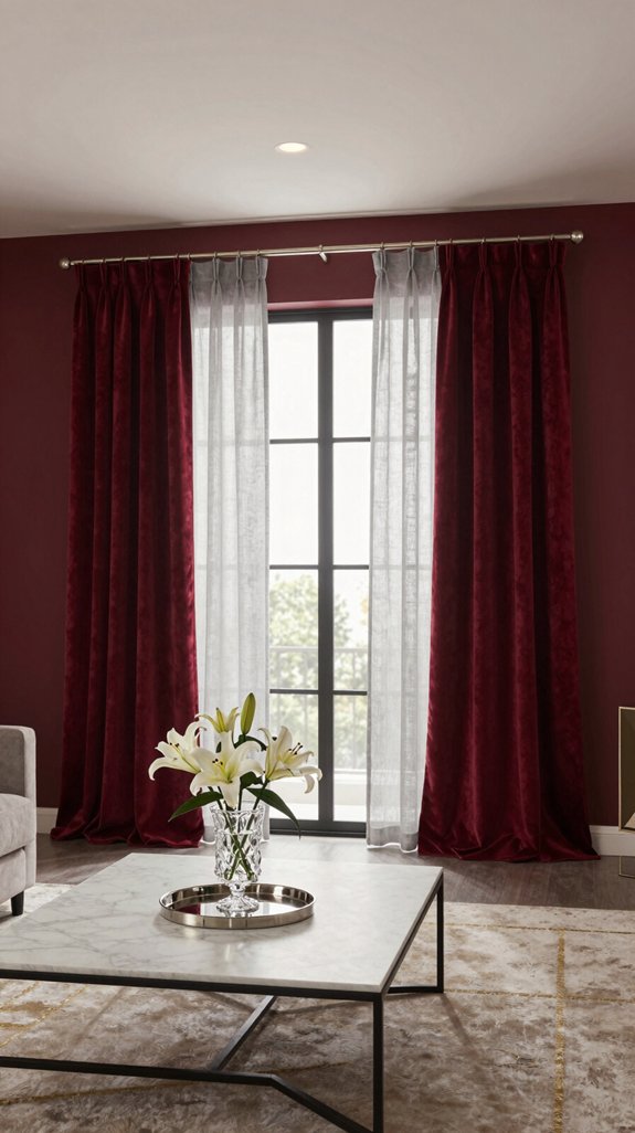 sheer panels metallic accents
