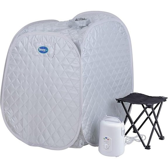 10 Best Compact Saunas That Turn Any Space Into a Relaxation Oasis 10 silver portable steam sauna