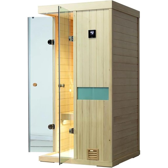 7 Luxury Saunas That Turn Home Relaxation Into Pure Indulgence 6 single person steam sauna single person steam sauna