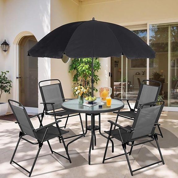 10 Best Outdoor Dining Tables That Turn Every Meal Into a Backyard Celebration 4 six piece patio set