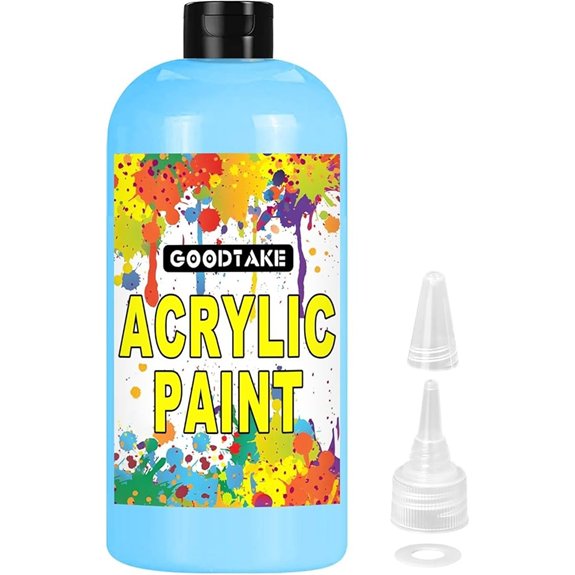 sky blue acrylic paint