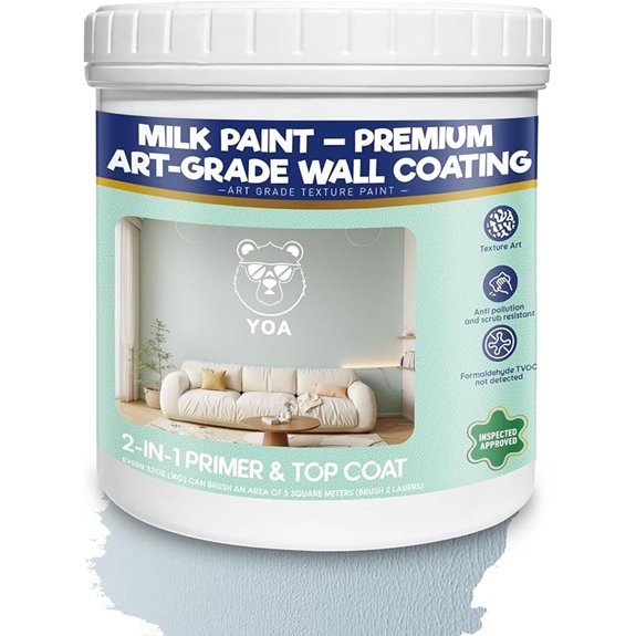 sky blue sheepskin paint