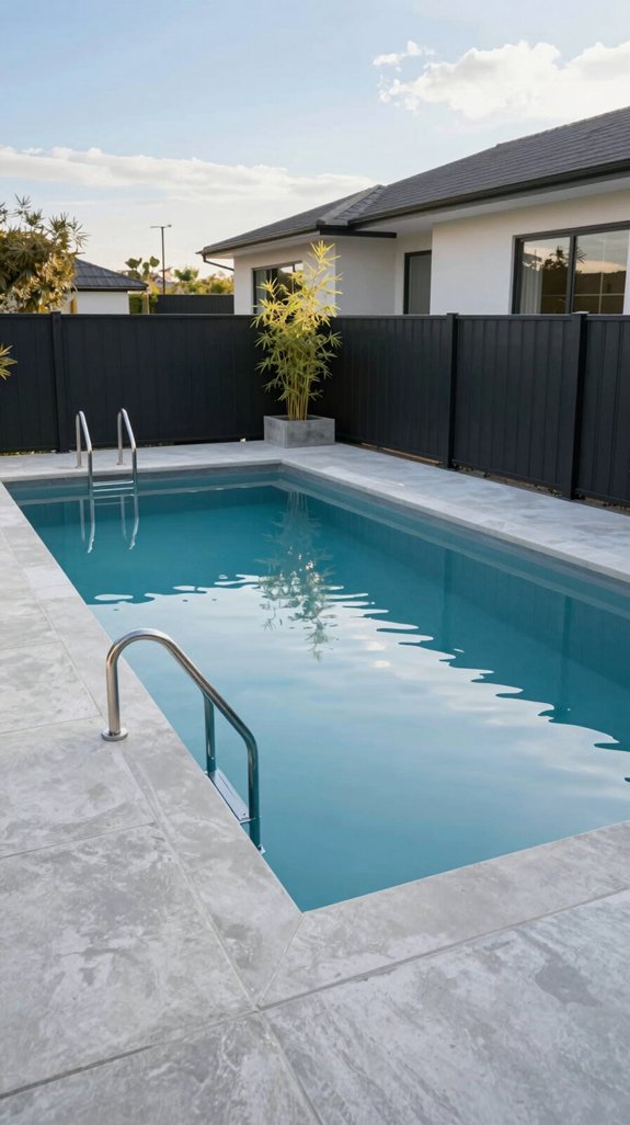 sleek geometric water oasis