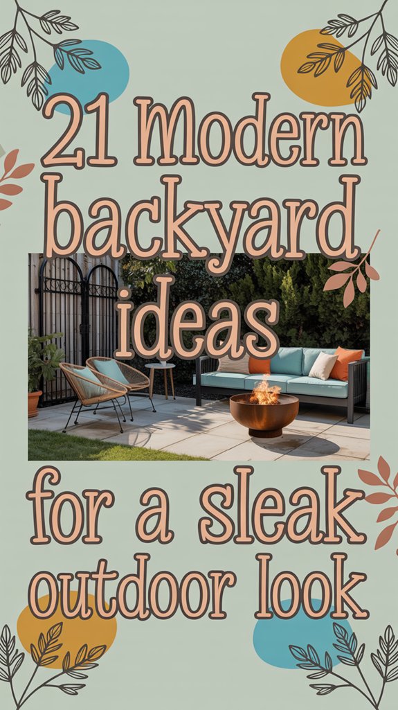21 Modern Backyard Ideas for a Sleek Outdoor Look - Home Stylistica