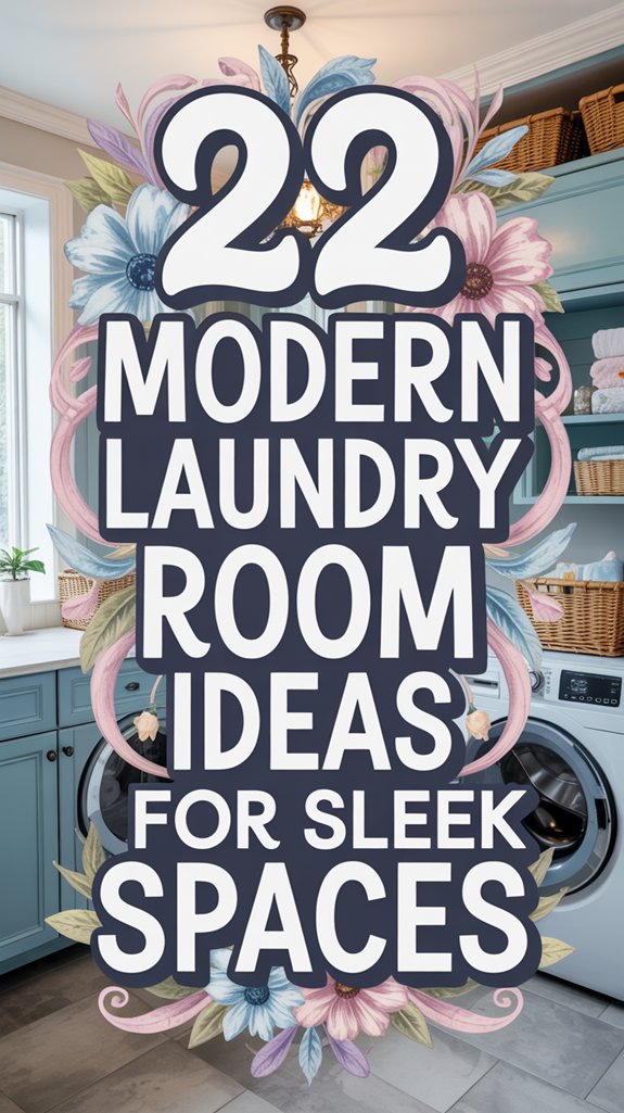 22 Modern Laundry Room Ideas for Sleek Spaces 1 sleek modern laundry designs