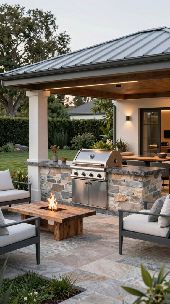 21 Backyard Pavilion Ideas for Stylish Outdoor Living 14 sleek modular outdoor kitchen